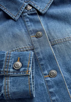 Jeansjakke uden stræk
