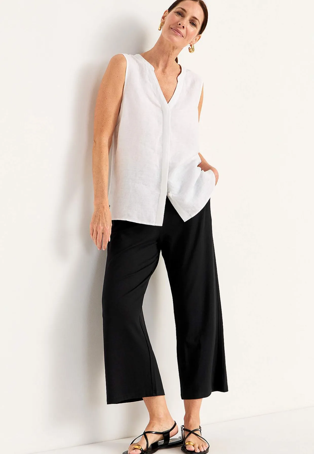 Jerseybukser i blød bomulds- og modalblanding