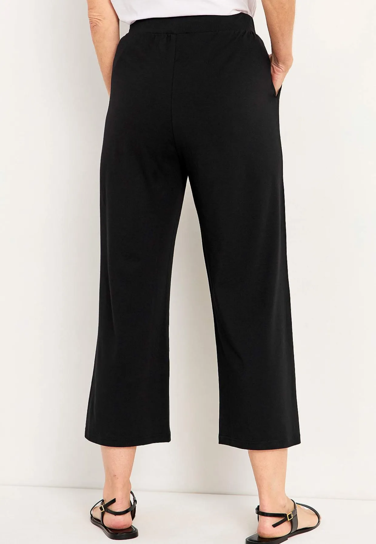 Jerseybukser i blød bomulds- og modalblanding