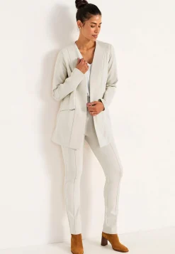 Jerseybukser med syede pressefolder Lisa