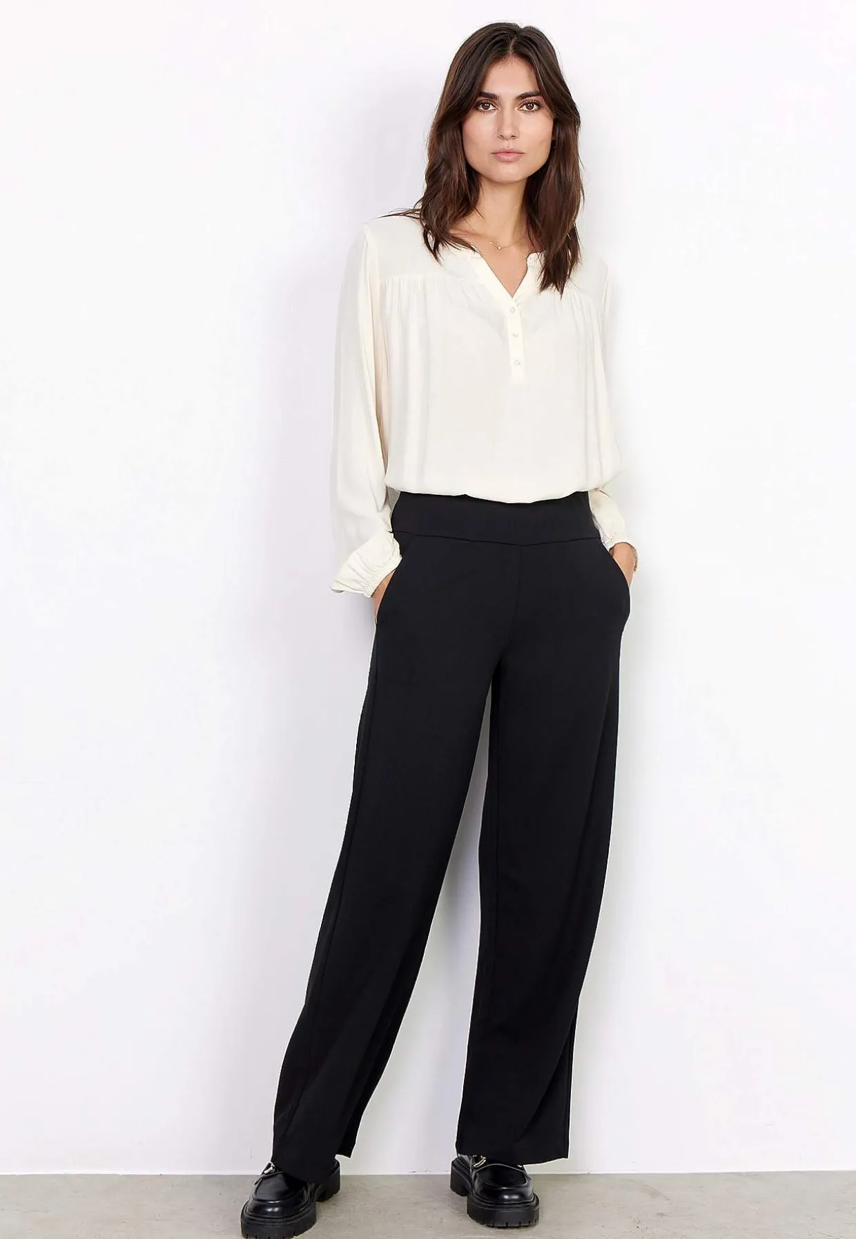 Jerseybyxor med brede ben | Cellbes