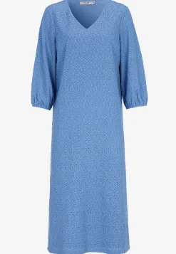 Jerseykjole med broderet hulmønster | Cellbes