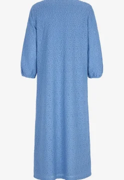 Jerseykjole med broderet hulmønster | Cellbes