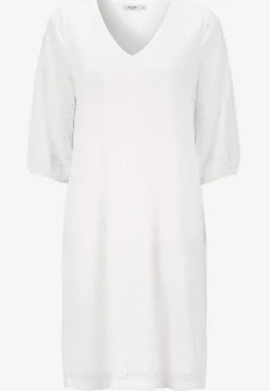 Jerseykjole med hulbroderi