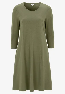 Jerseykjole med lommer