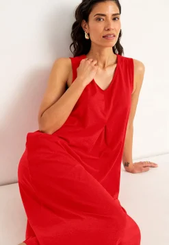 Jerseykjole med lommer