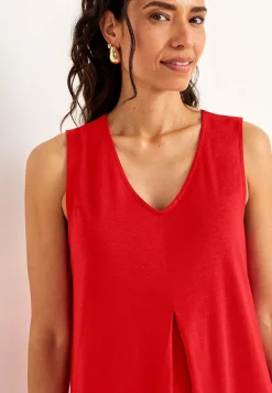 Jerseykjole med lommer