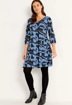 Jerseykjole med prinsessesnit