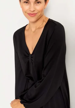 Jerseykjole med rynkedetalje