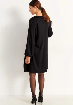 Jerseykjole med rynkedetalje