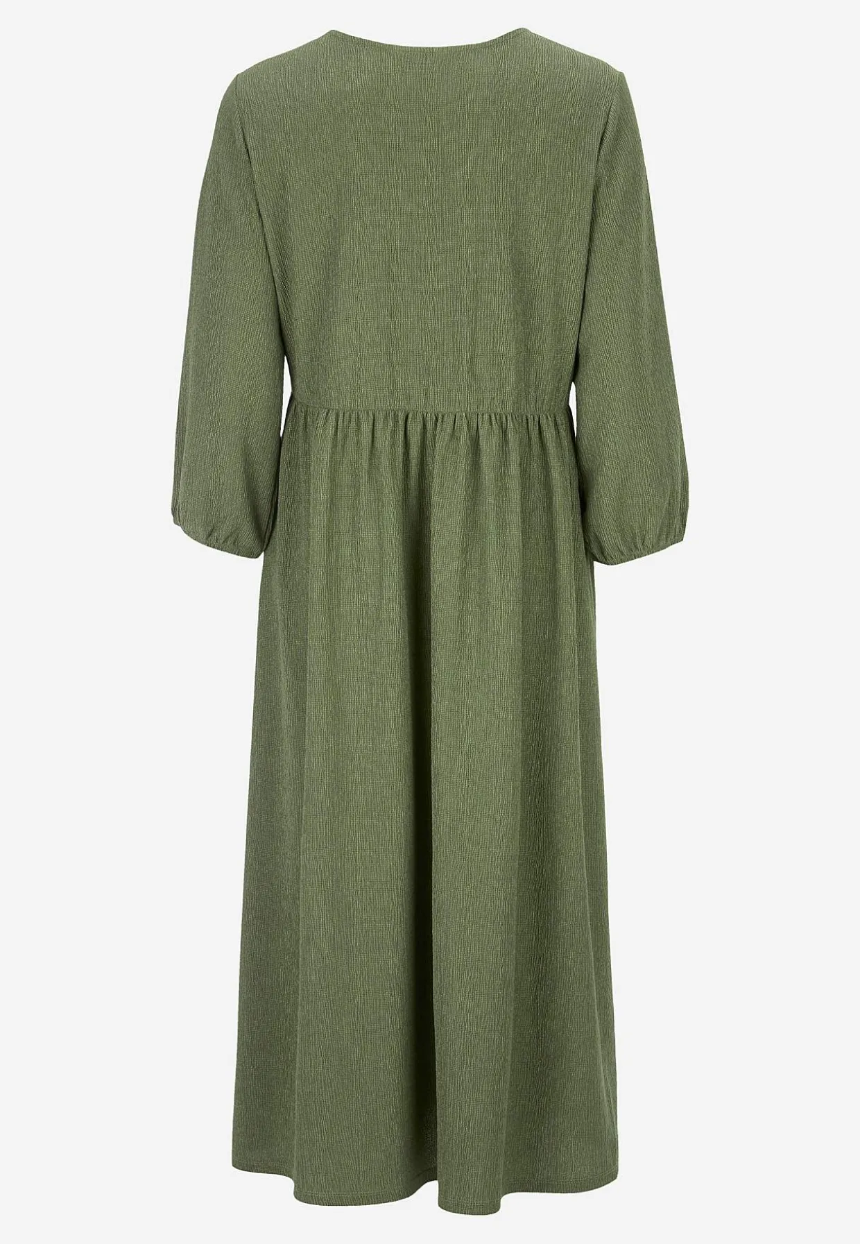 Jerseykjole med strukturmønster