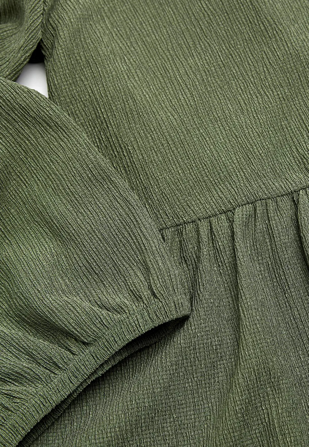 Jerseykjole med strukturmønster