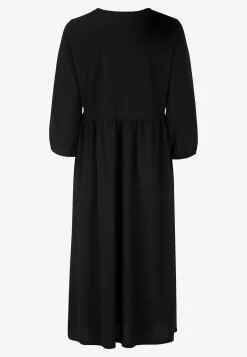 Jerseykjole med strukturmønster