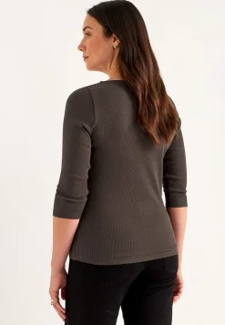 Jerseytop i økologisk bomuld