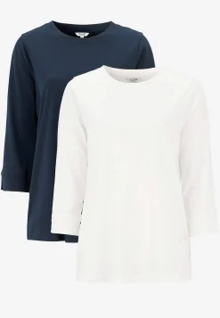 Jerseytop i økologisk bomuld 2-pack