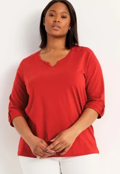 Jerseytop med 3/4 lange ærmer | Cellbes