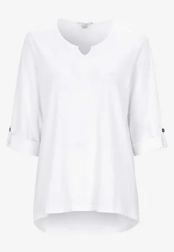 Jerseytop med 3/4 lange ærmer
