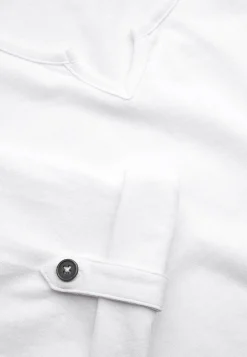 Jerseytop med 3/4 lange ærmer