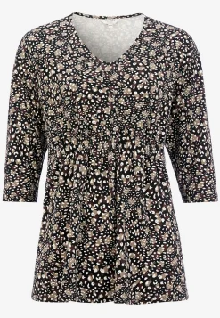 Jerseytop med 3/4 ærme | Cellbes