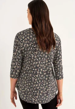 Jerseytop med 3/4 ærme | Cellbes