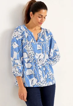 Jerseytop med boho stil