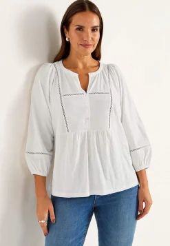 Jerseytop med boho stil