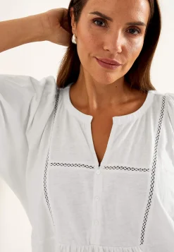 Jerseytop med boho stil