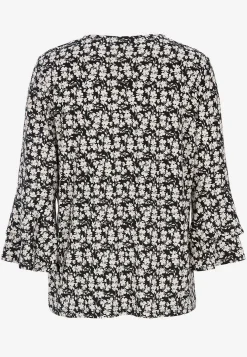 Jerseytop med flagrende ærmer