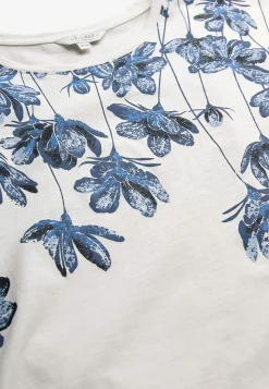 Jerseytop med korte ærmer