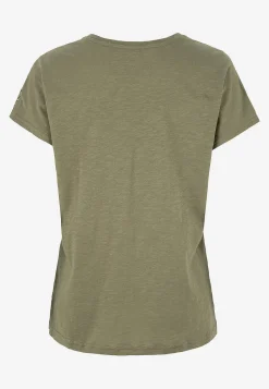 Jerseytop med korte ærmer