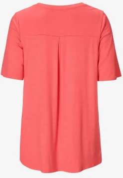 Jerseytop med korte ærmer