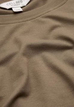 Jerseytop med korte ærmer