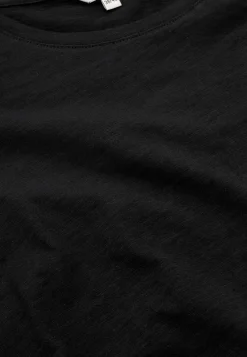 Jerseytop med korte ærmer