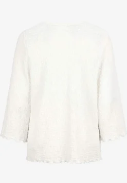 Jerseytop med struktur