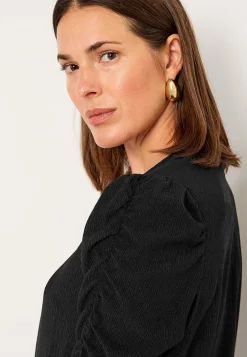 Jerseytop med struktur