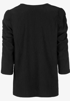 Jerseytop med struktur