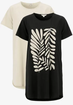 Jerseytunika i økologisk bomuld 2-pack