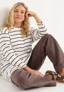 Jerseytunika i økologisk bomuld med lommer