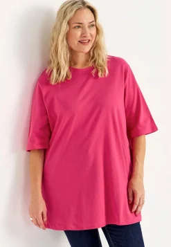 Jerseytunika i kraftig bomuldsjersey