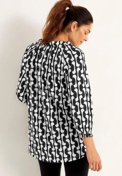 Jerseytunika med 3/4 lange ærmer