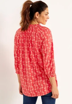 Jerseytunika med 3/4 lange ærmer