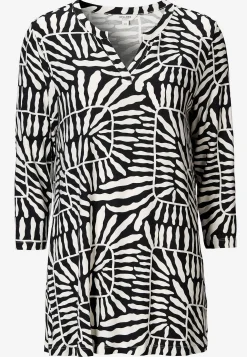 Jerseytunika med 3/4 ærme