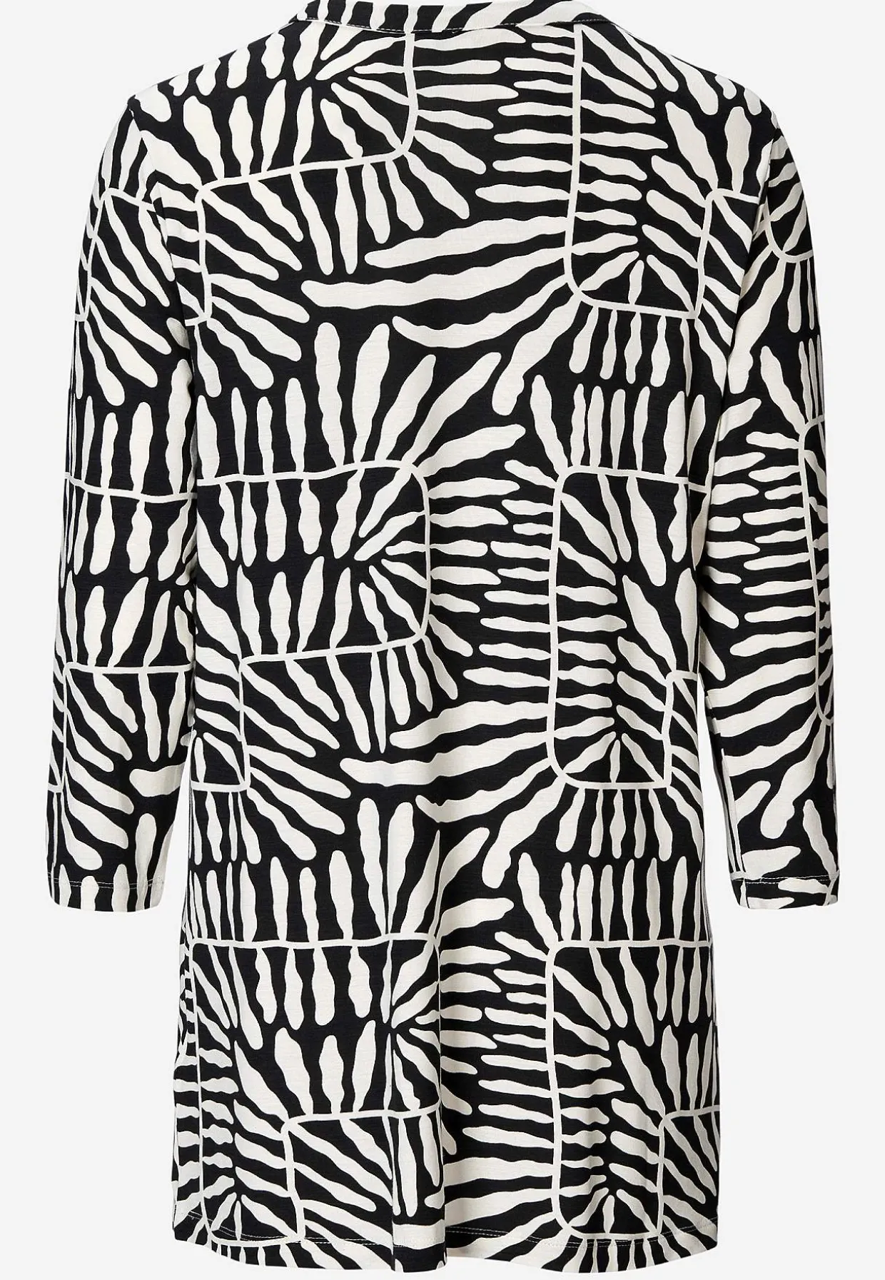 Jerseytunika med 3/4 ærme