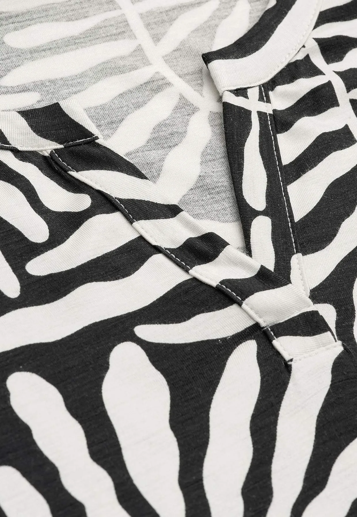 Jerseytunika med 3/4 ærme