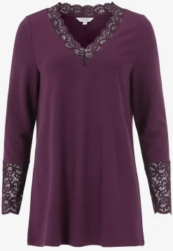 Jerseytunika med blondedetaljer | Cellbes