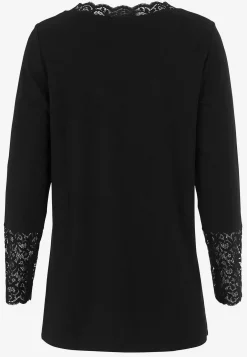 Jerseytunika med blondedetaljer | Cellbes