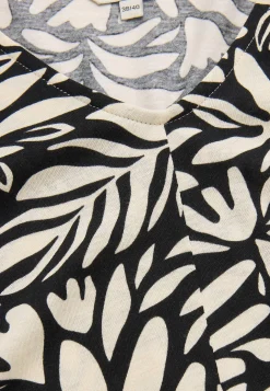 Jerseytunika med flatterende læg