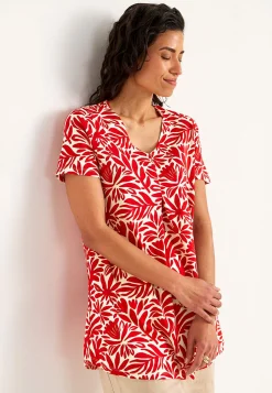 Jerseytunika med flatterende læg | Cellbes