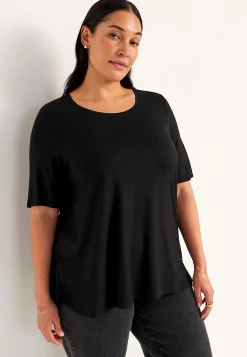 Jerseytunika med korte ærmer