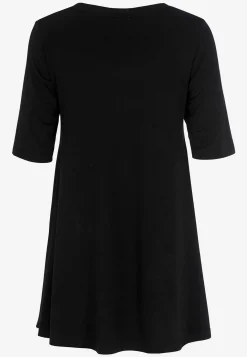 Jerseytunika med korte ærmer